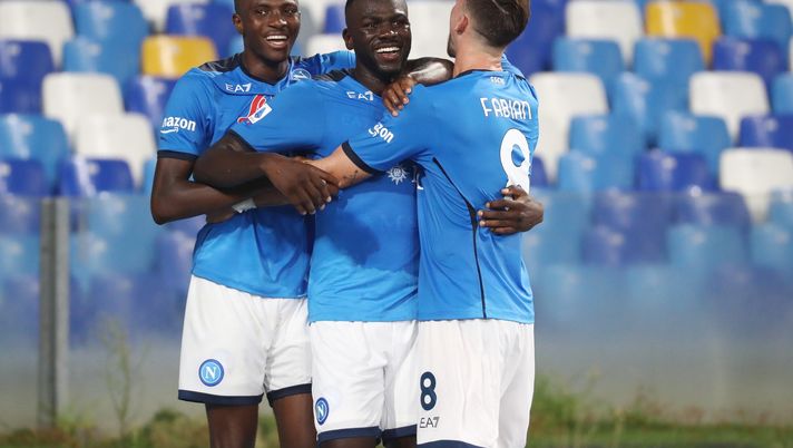 Osimhen, Koulibaly e Fabian (Getty Images) 