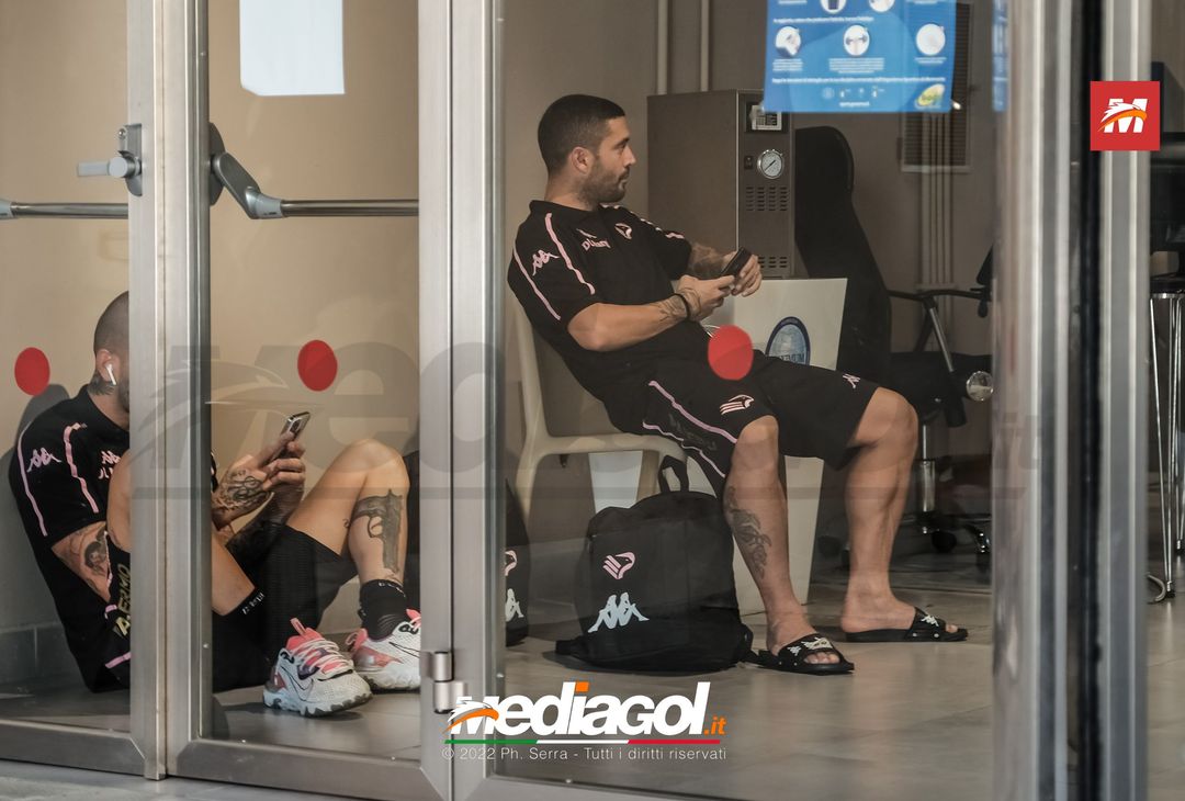 FOTO RITIRO PALERMO, la squadra di Baldini a lavoro in palestra (Gallery) - immagine 23