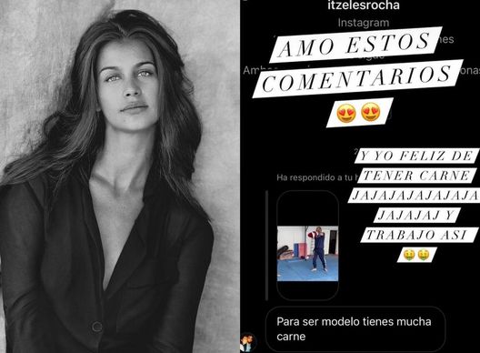 “Per essere una modella sei molto in carne”, la risposta della ex di Correa ad un follower “Per essere una modella sei molto in carne”, la risposta della ex di Correa ad un follower - immagine 1