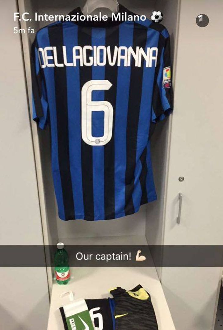  Maglia e fascia del capitano, Fabio Della Giovanna 