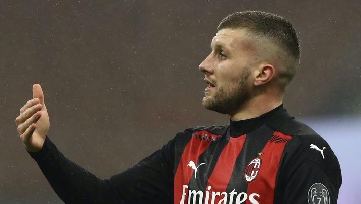 Ante Rebic (attaccante AC Milan), qui durante Milan-Lazio 3-2 (Serie A 2020-2021) | News (Getty Images) 