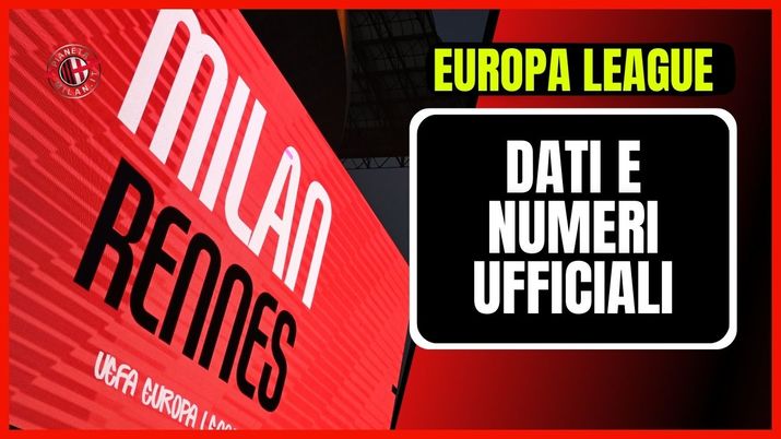 Milan-Rennes Europa League 2023-2024 spettatori incasso San Siro