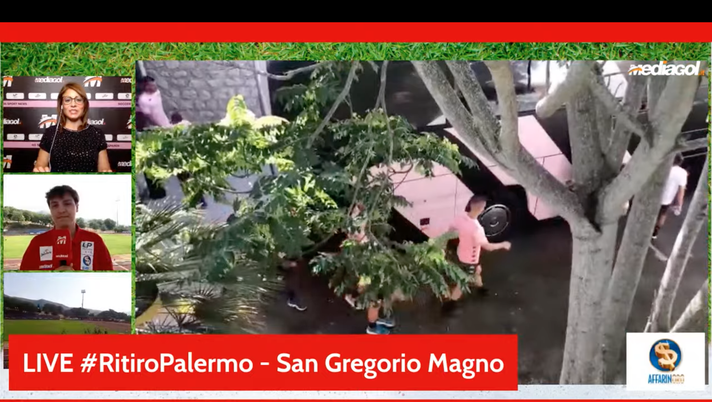 VIDEO #SpecialeRitiroPalermo: live delle ore 9.30 