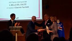 VIDEO FCIN1908 / Il Bello del Calcio, Gianfelice Facchetti premia Vialli: “Perché ci ha…”