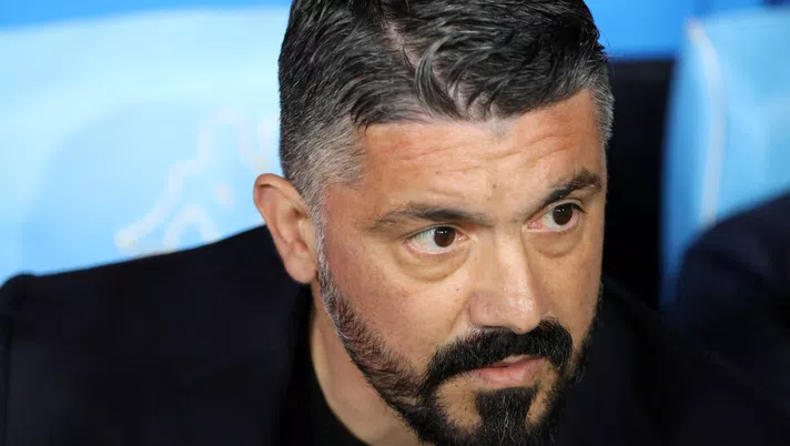 NAPLES, ITALY - FEBRUARY 29: Gennaro Gattuso SSC Napoli coach looks on before the Serie A match between SSC Napoli and  Torino FC at Stadio San Paolo on February 29, 2020 in Naples, Italy. (Photo by Francesco Pecoraro/Getty Images)