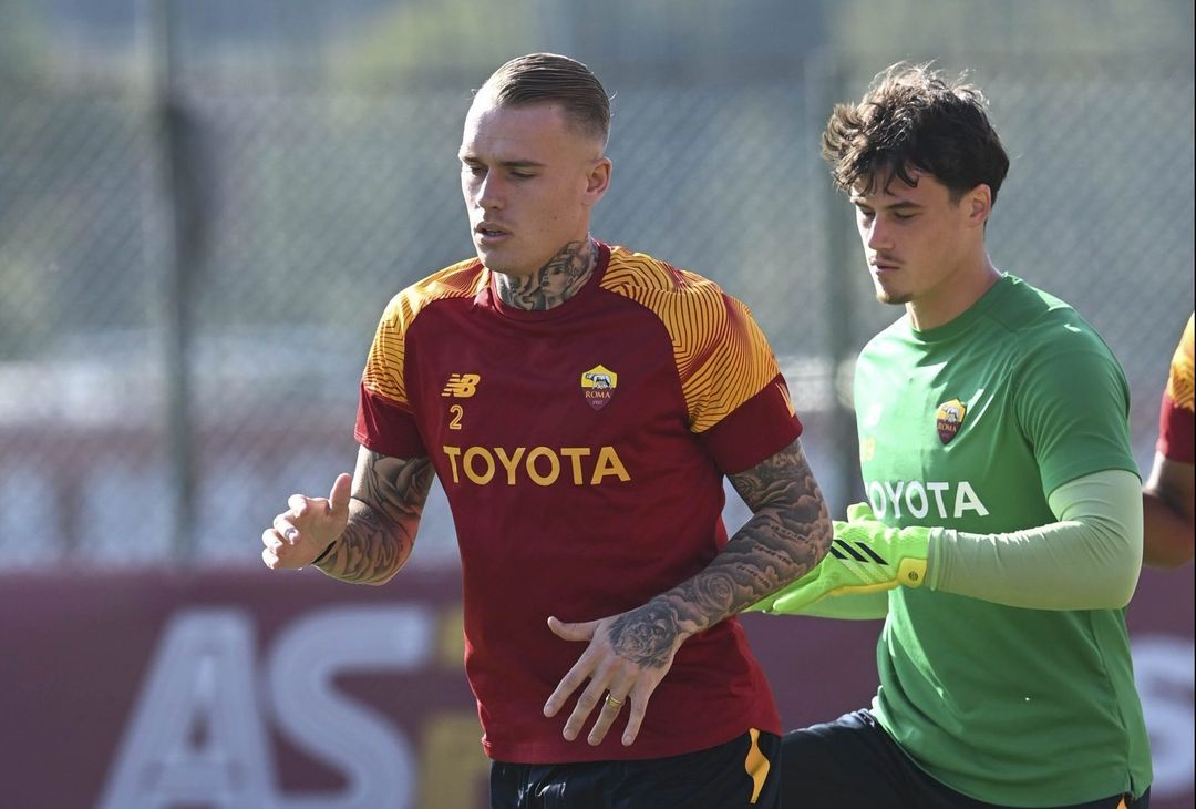 Trigoria, ripresa in vista della Samp: in campo Zaniolo e Karsdorp – FOTO GALLERY - immagine 26