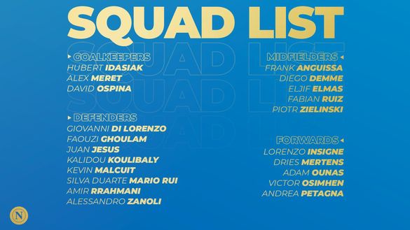 UFFICIALE – Barcellona-Napoli, i convocati di Spalletti: c’è Osimhen!- immagine 2