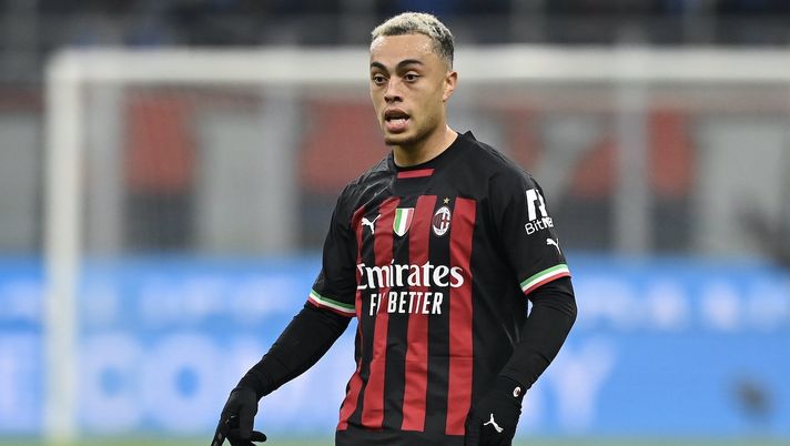 Sergiño Dest AC Milan Milan-Torino 0-1 Coppa Italia 2022-2023