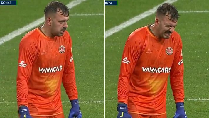 Photo by Sky Sport Morire di freddo durante una partita? Per info chiedere a Emiliano Viviano - immagine 1