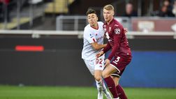 Torino-Roma 0-1, il tabellino: Schuurs diffidato e ammonito, salta la Salernitana