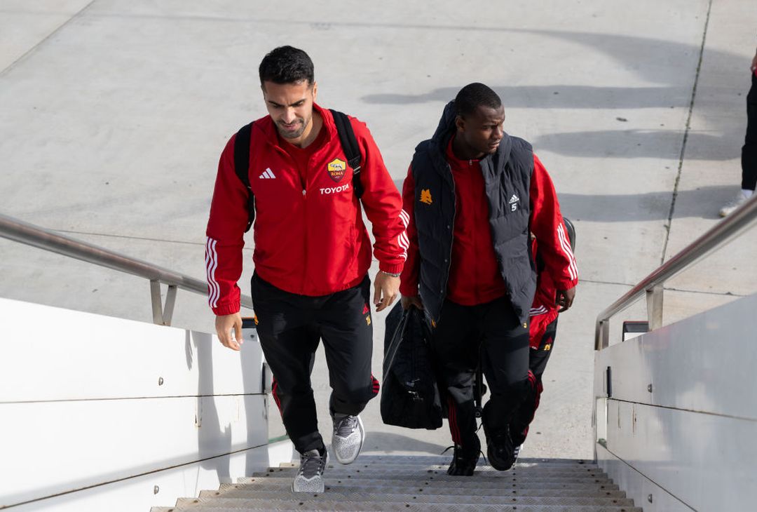 Il viaggio della Roma verso Brighton – FOTO GALLERY - immagine 10