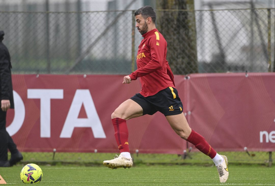 Roma, allenamento a Trigoria in vista del Milan – FOTO GALLERY - immagine 9