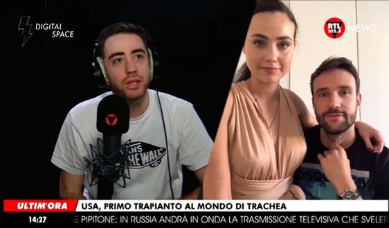 Zenga e Rosalinda Cannavò ospiti di RTL Zenga e Rosalinda Cannavò ospiti di RTL
