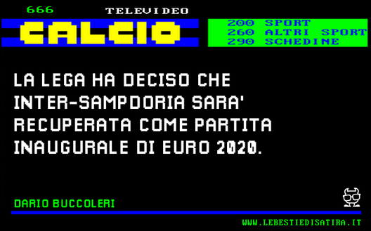 Ironia da rinvio... Ironia da rinvio...