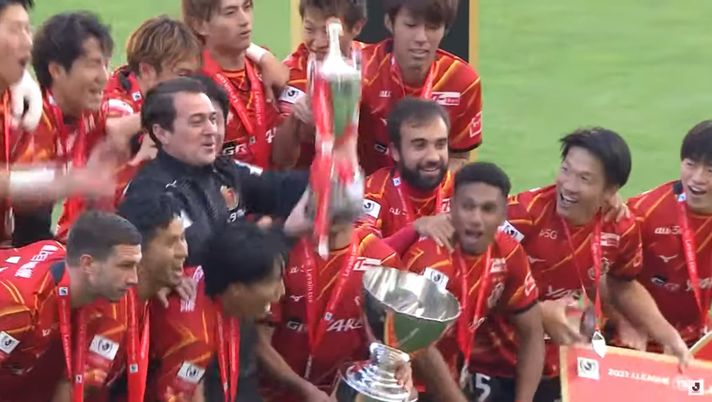 Primo trofeo in carriera: Ficcadenti vince la coppa di Lega giapponese con il Nagoya - immagine 1