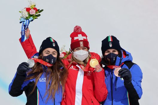 Goggia Delago (getty images) Goggia Delago (getty images)