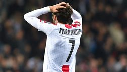 Georgia-Lussemburgo, Kvara non sarà della partita: il motivo dell’assenza