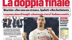Prima Pagina, Corriere dello Sport: “La doppia finale. Il Milan vola in testa”