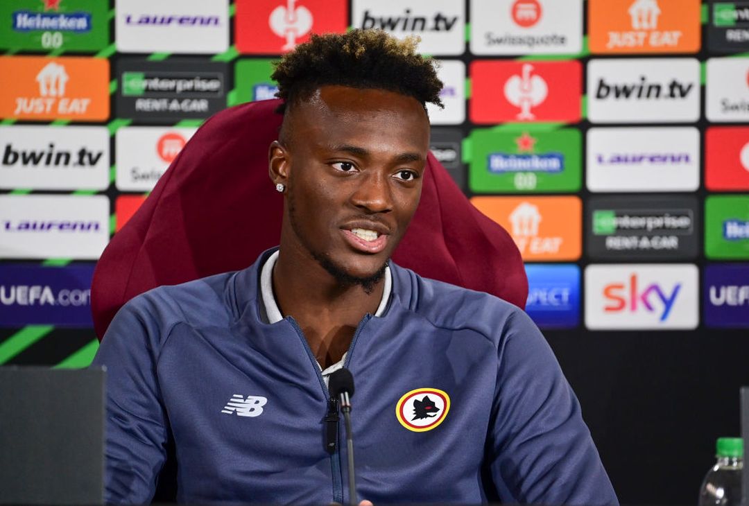 La conferenza stampa di Mourinho e Abraham –  FOTO GALLERY - immagine 11