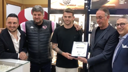 VIDEO Palermo: Brunori premiato come miglior rosanero 2021-2022. Le immagini