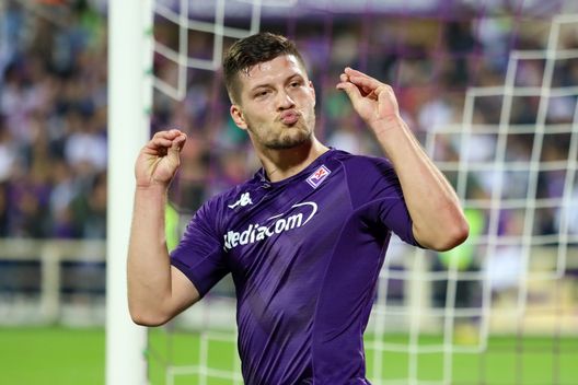 GERMOGLI PH: 22 OTTOBRE 2022 FIRENZE STADIO ARTEMIO FRANCHI SERIE A FIORENTINA VS INTER NELLA FOTO ESULTANZA JOVIC Luka jovic