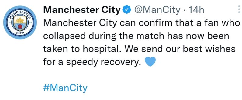 Derby di Manchester, collasso all’Etihad: un tifoso in ospedale- immagine 2