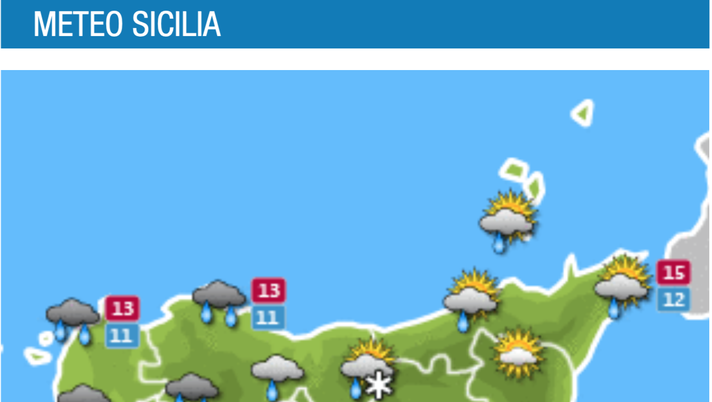 Meteo, Palermo: pioggia e schiarite, le previsioni di lunedì 6 dicembre Meteo, Palermo: pioggia e schiarite, le previsioni di lunedì 6 dicembre - immagine 1