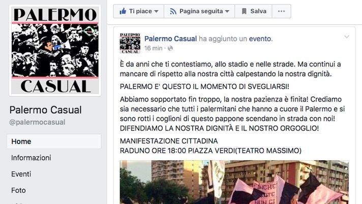 Palermo: i tifosi vogliono cacciare Zamparini. Manifestazione alle 18 al Teatro Massimo  Palermo: i tifosi vogliono cacciare Zamparini. Manifestazione alle 18 al Teatro Massimo