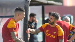 Trigoria, la rifinitura prima della partenza per Helsinki – FOTO GALLERY