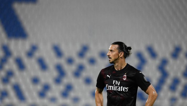 Zlatan Ibrahimovic durante SPAL-Milan (credits: GETTY Images) 
