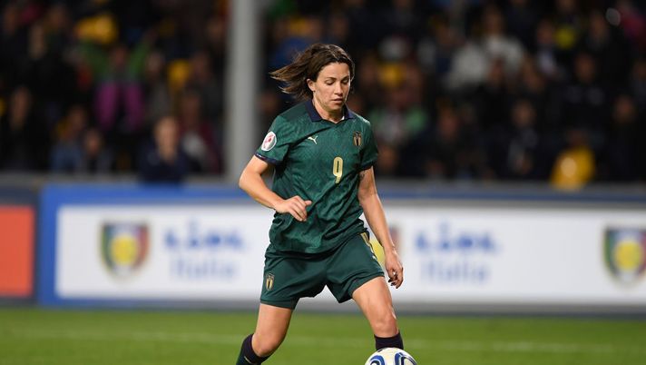BENEVENTO, ITALY - NOVEMBER 08: Daniela Sabatino of Italy women during the UEFA Women's Euros 2021 Qualifier match between Italy Women v Georgia Women on November 08, 2019 in Benevento, Italy. (Photo by Francesco Pecoraro/Getty Images) BENEVENTO, ITALY - NOVEMBER 08: Daniela Sabatino of Italy women during the UEFA Women's Euros 2021 Qualifier match between Italy Women v Georgia Women on November 08, 2019 in Benevento, Italy. (Photo by Francesco Pecoraro/Getty Images)