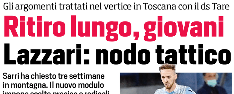 Le richieste di Sarri Le richieste di Sarri