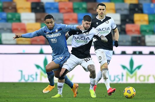 Luis Muriel, Atalanta, Rodrigo de Paul, Udinese (Getty Images) Luis Muriel, Atalanta, Rodrigo de Paul, Udinese (Getty Images)