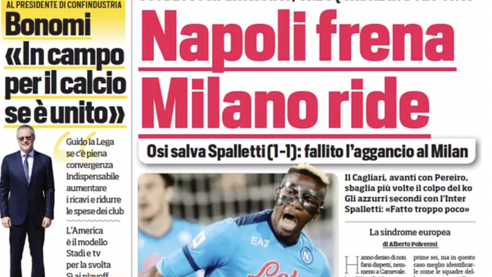 IL NAPOLI SUI MEDIA – Le prime pagine dei giornali di oggi 22 FEBBRAIO 2022 IL NAPOLI SUI MEDIA – Le prime pagine dei giornali di oggi 22 FEBBRAIO 2022 - immagine 1