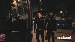 VIDEO Palermo, squadra in partenza verso Perugia: il pullman lascia il “Barbera”