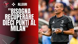 Allegri: “Milan e Inter sono avanti, ma noi dobbiamo puntare a vincere”