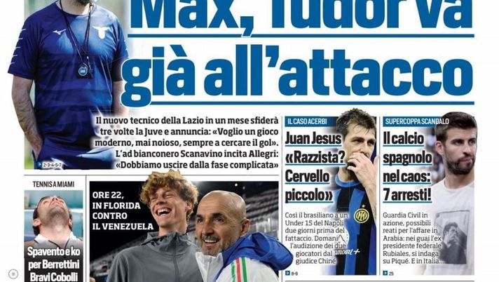 EDICOLA TS – Juan Jesus: “Razzista? Cervello piccolo”. Venerdì l’audizione da Chiné - immagine 1