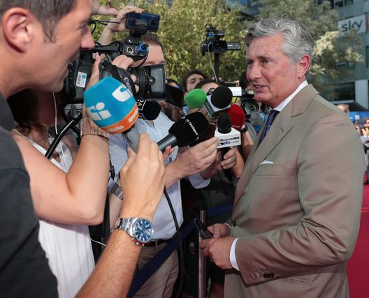 Daniele Pradè con i giornalisti Daniele Pradè con i giornalisti