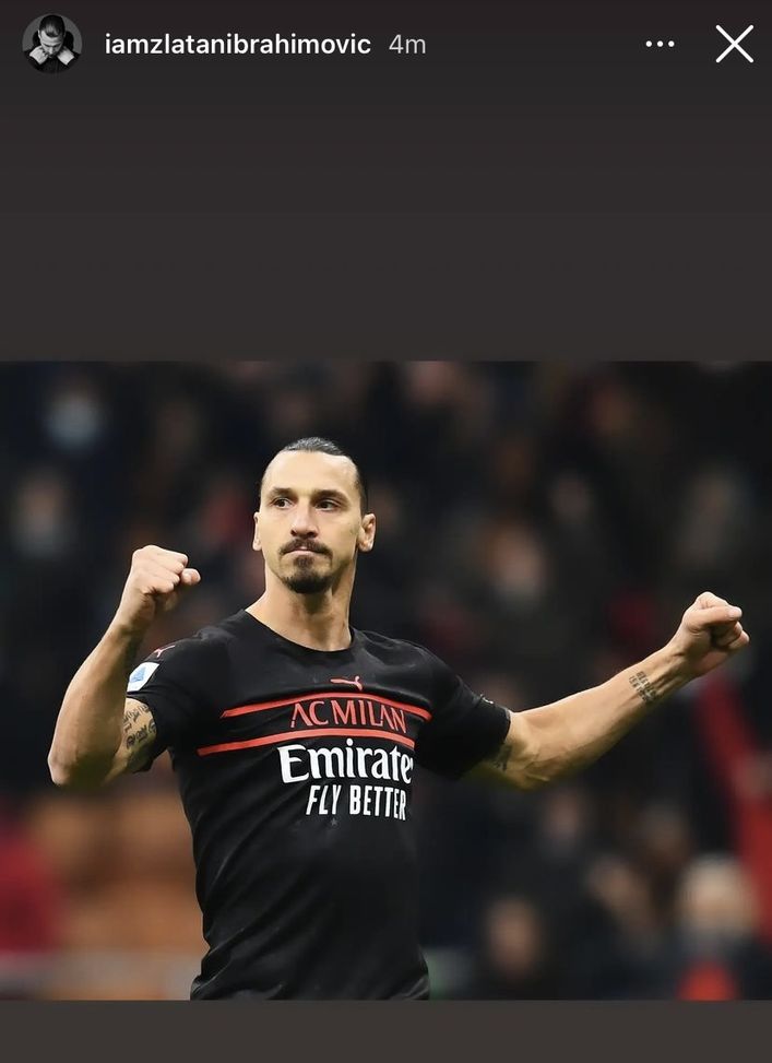 Milan-Verona 3-2, la soddisfazione di Ibrahimovic su ‘Instagram’- immagine 3