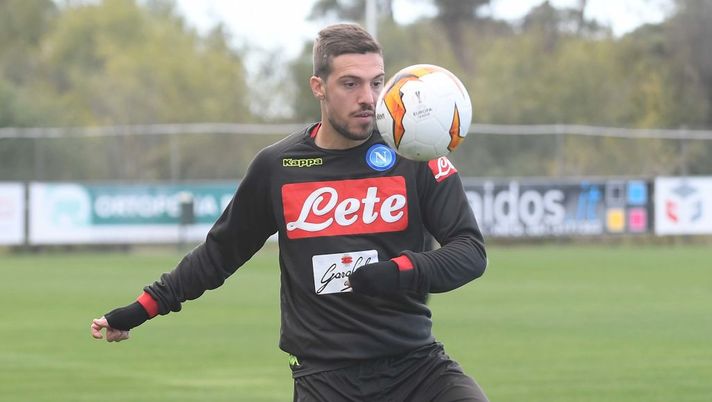 Simone Verdi durante un allenamento del Napoli (foto: Getty Images) 