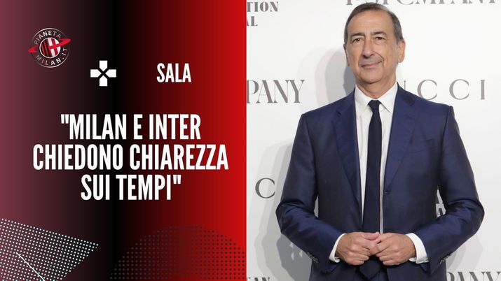 Sindaco Giuseppe Sala Nuovo Stadio Milano