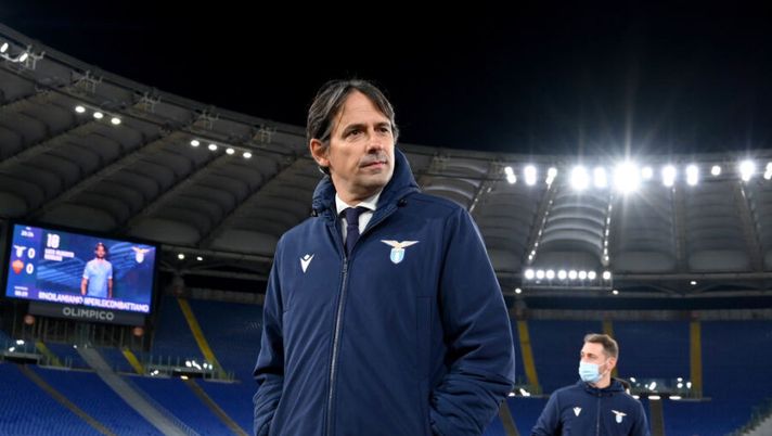 ROME, ITALY - JANUARY 15: SS Lazio head coach Simone Inzaghi during the Serie A match between SS Lazio and AS Roma at Stadio Olimpico on January 15, 2021 in Rome, Italy. (Photo by Marco Rosi - SS Lazio/Getty Images) Inzaghi: “Immobile ha giocato con un antidolorifico! Caicedo era in dubbio, Correa…” - immagine 1