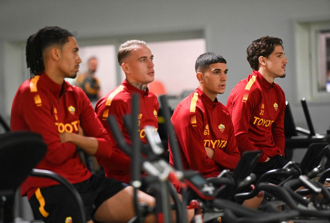 Trigoria, seduta tra palestra e campo verso il Sassuolo – FOTO GALLERY - immagine 5