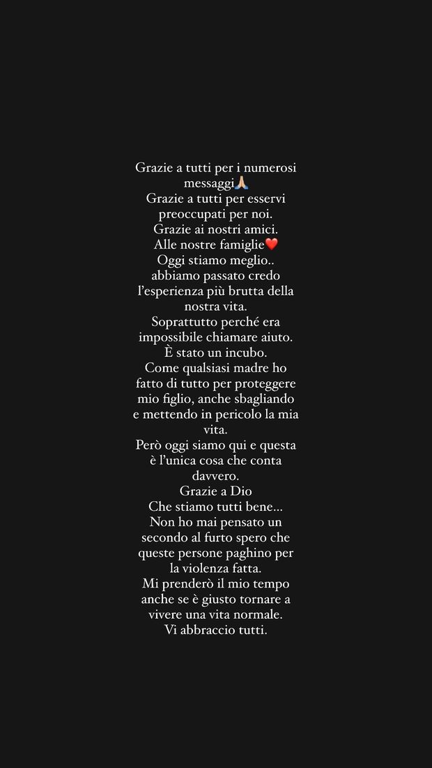 Zoe Cristofoli: “Impossibile chiamare aiuto, l’esperienza più brutta della nostra vita”- immagine 2