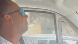 Cassano scatenato alla guida: canta come un matto (VIDEO)