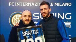 Santon, cento presenze in nerazzurro. La società: “Con noi ha fatto tutte le giovanili”