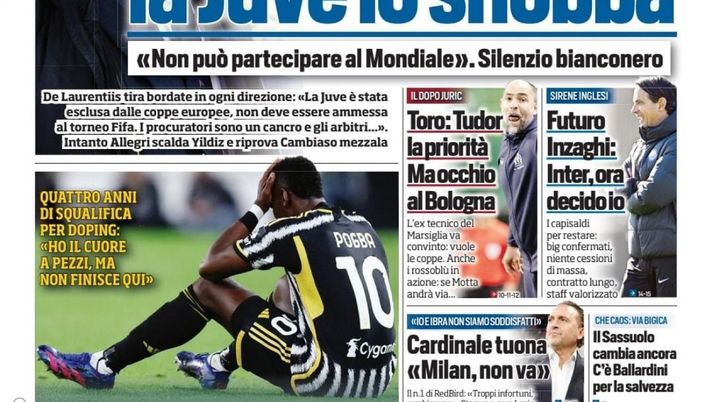 EDICOLA TS – Futuro, Inzaghi: ora decido io. 4 capisaldi per restare, sirene inglesi - immagine 1