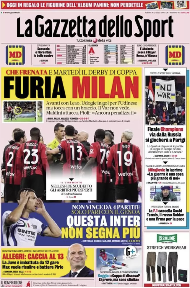 prima pagina