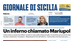 Prima Pagina, Giornale di Sicilia: “Un inferno chiamato Mariupol”