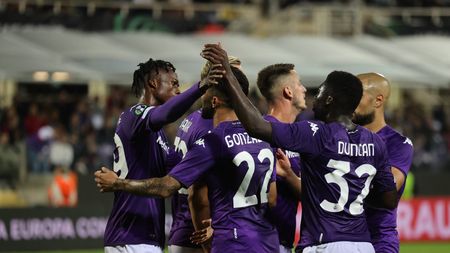 GERMOGLI PH: 13 OTTOBRE 2022 FIRENZE STADIO ARTEMIO FRANCHI CONFERENCE LEAGUE FIORENTINA VS HEARTS NELLA FOTO GOL ESULTANZA GONZALEZ